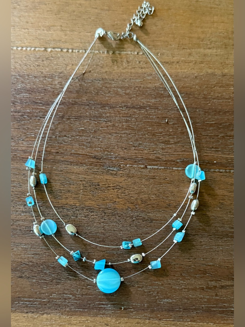 Multi-Strand Turquoise Bead Necklace - Women Jewelry
